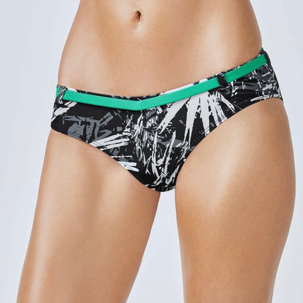 Fabletics Paradise Bali Cheeky Bikini Bottoms with a Unique Attached Belt - Picture 1 of 6